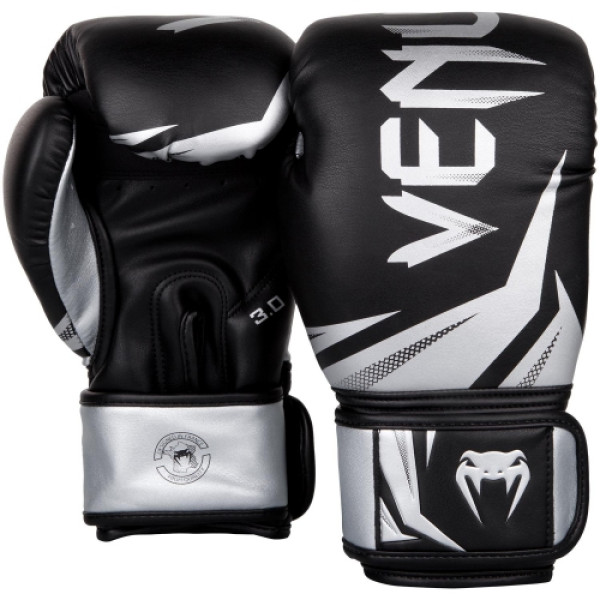 Боксерські рукавиці Venum Challenger 3.0 Boxing Gloves Black Silver
