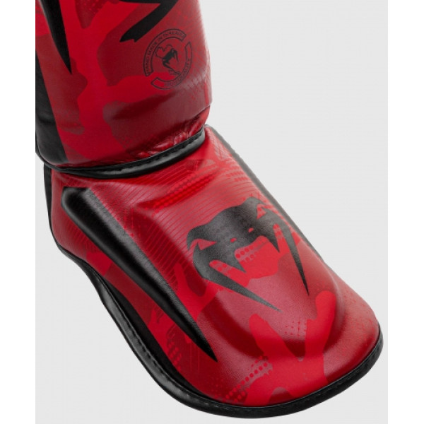 Захист гомілкостопу Venum Elite Shinguards Red Camo