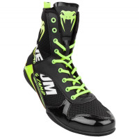 Боксерки Venum Elite VTC 2 Edition Boxing Shoes Black Neo Yellow