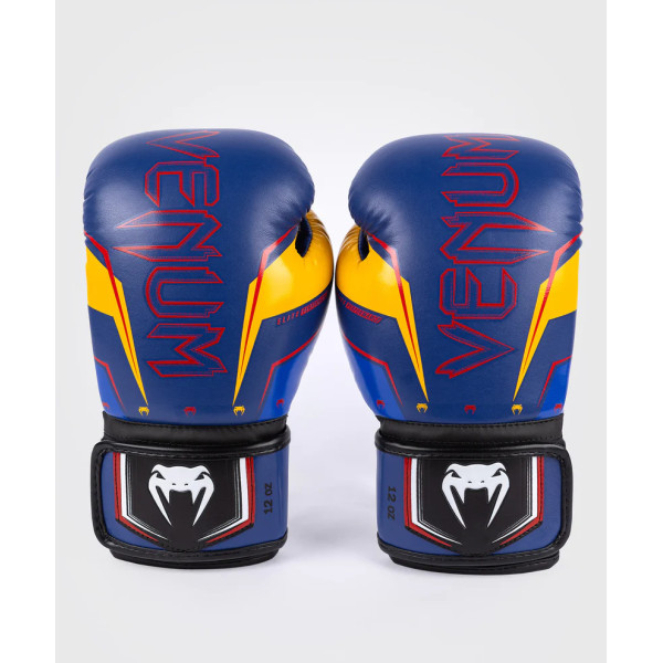 Боксерські рукавички Venum Elite Evo Boxing Gloves - Blue Yellow
