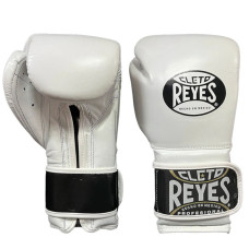Боксерські рукавиці Cleto Reyes Leather Contact Closure Gloves White