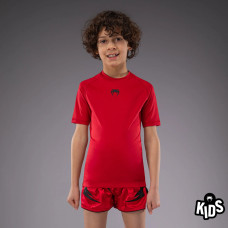 Дитячий рашгард Venum Contender Kids Rashguards Short Sleeves - Cherry Red