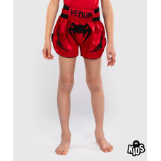 Дитячі шорти Venum Inferno Kids Muay Thai shorts Cherry Red