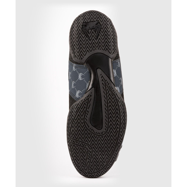 Боксерки Venum Elite Evo Monogram Boxing Shoes Black Navy Blue