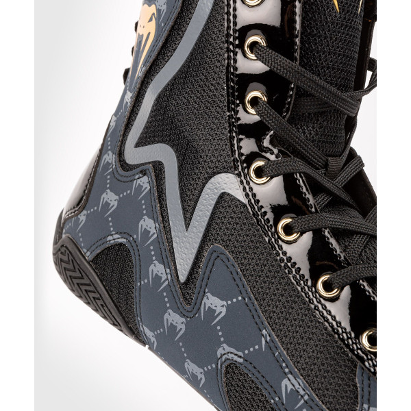 Боксерки Venum Elite Evo Monogram Boxing Shoes Black Navy Blue
