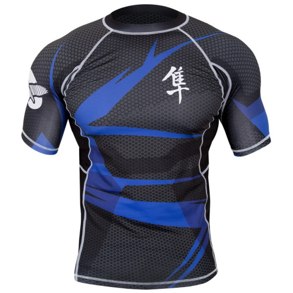 Рашгард з кор. рукавом Hayabusa Metaru Black-Blue