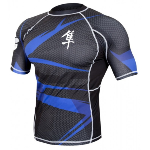 Рашгард з кор. рукавом Hayabusa Metaru Black-Blue