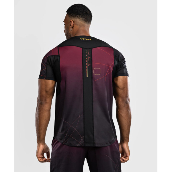 Тренувальна футболка Venum Tactical XT Dry tech T-shirt - Black/Burgundy/Gold
