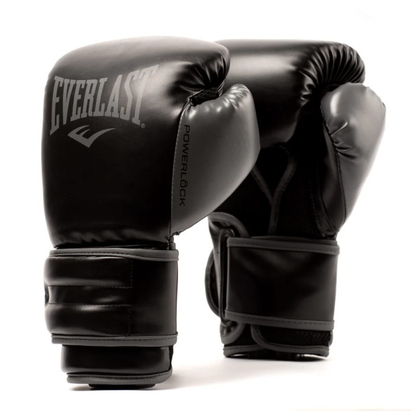 Боксерські рукавиці Everlast Powerlock 2R Training Gloves Hook and Loop Black