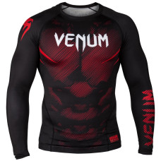 Рашгард Venum NoGi 2.0 Rashguard Long Sleeves Black Red