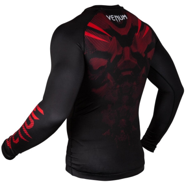 Рашгард Venum NoGi 2.0 Rashguard Long Sleeves Black Red