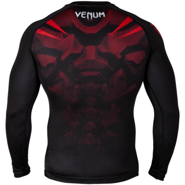Рашгард Venum NoGi 2.0 Rashguard Long Sleeves Black Red