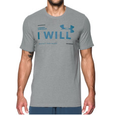 Футболка Under Armour I Will T-Shirt Charged Cotton Steel