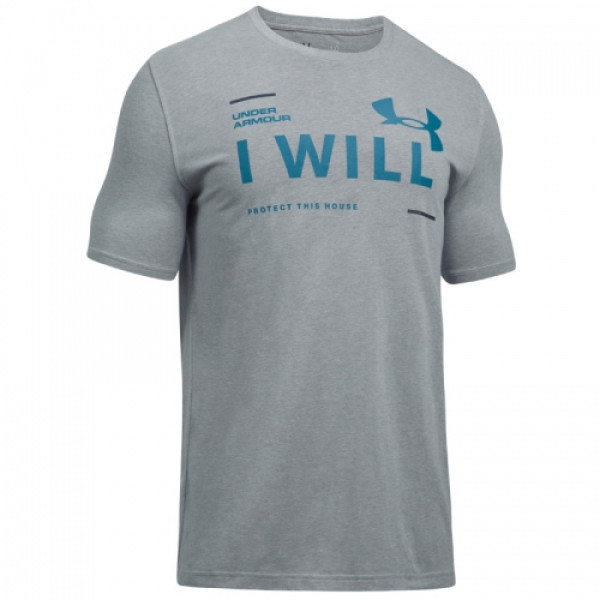 Футболка Under Armour I Will T-Shirt Charged Cotton Steel