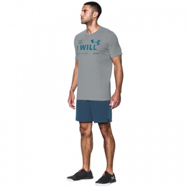 Футболка Under Armour I Will T-Shirt Charged Cotton Steel