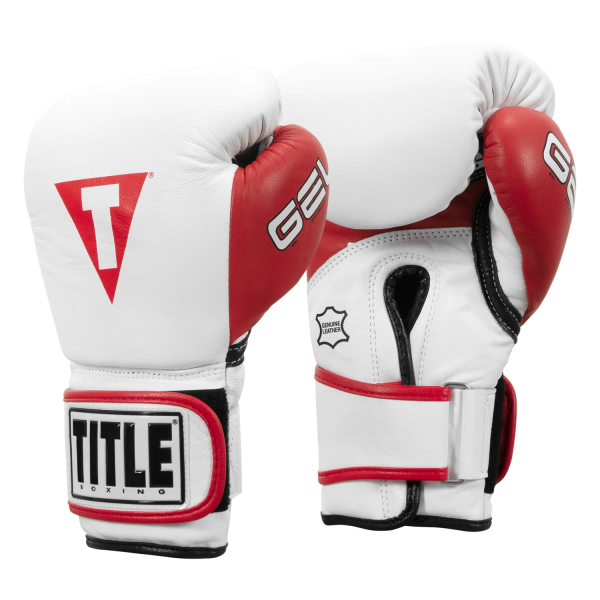 Снарядні рукавиці Title Boxing Gel World V2T Bag Gloves White Red Black