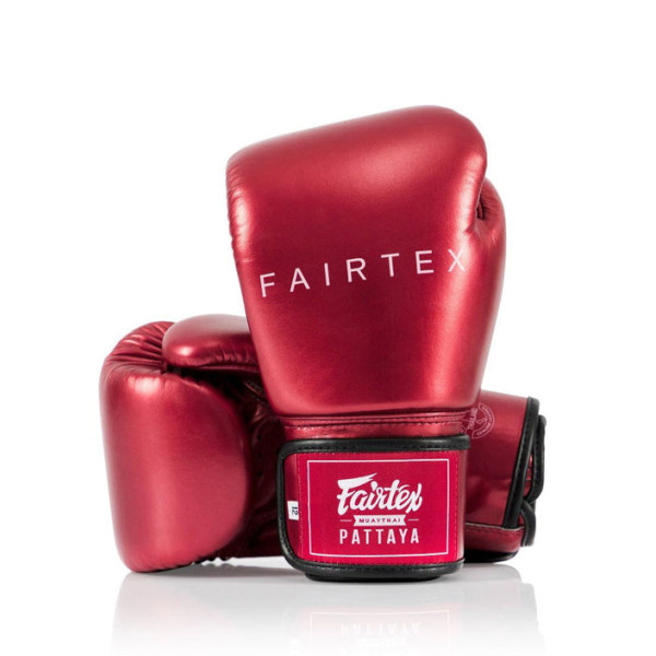 Боксерські рукавиці Fairtex BGV22 Metallic Red