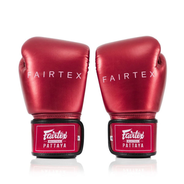 Боксерські рукавиці Fairtex BGV22 Metallic Red