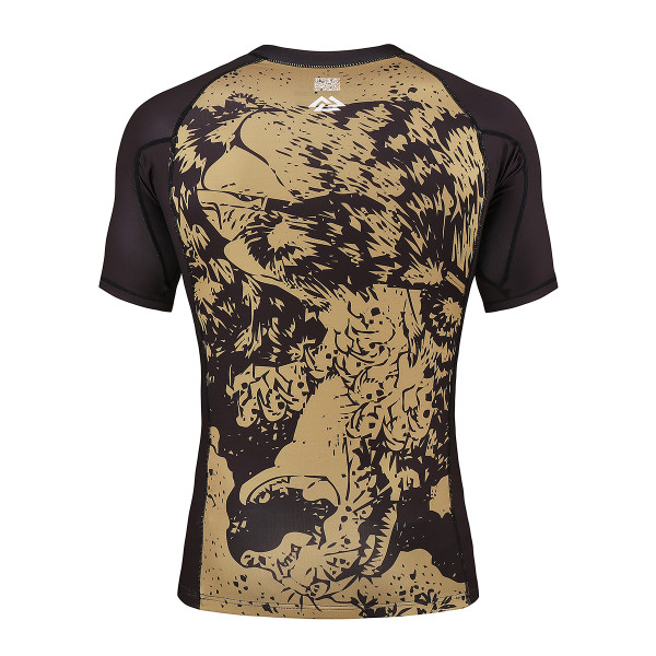 Рашгард Peresvit Hokusai Short Sleeve Sand