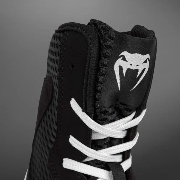 Боксерки Venum Contender Boxing Shoes Black White