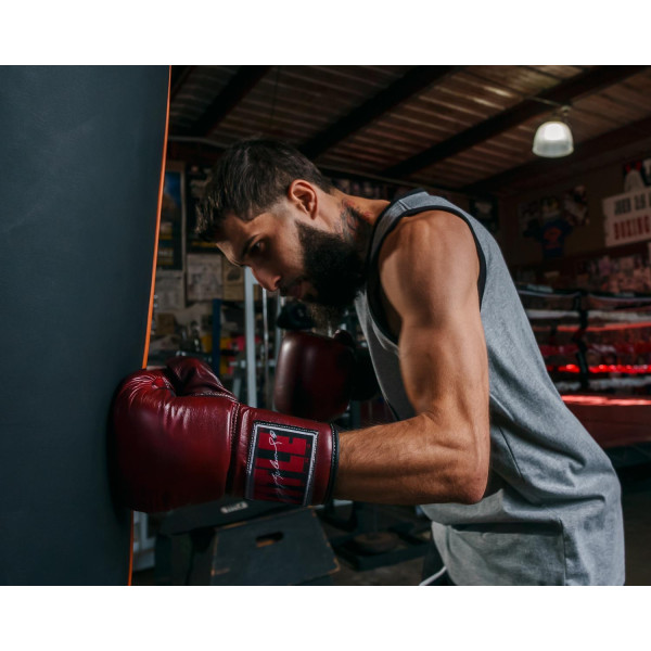 Боксерські рукавиці Title Boxing Sugar Ray Leonard Throwback Leather Bag Gloves
