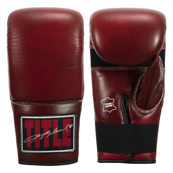 Боксерські рукавиці Title Boxing Sugar Ray Leonard Throwback Leather Bag Gloves