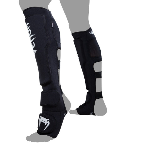 Защита ног Venum Kontact Evo Shinguards Black