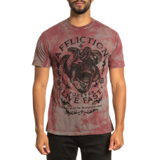 Футболка Affliction Value Honor T-Shirt Mahogany