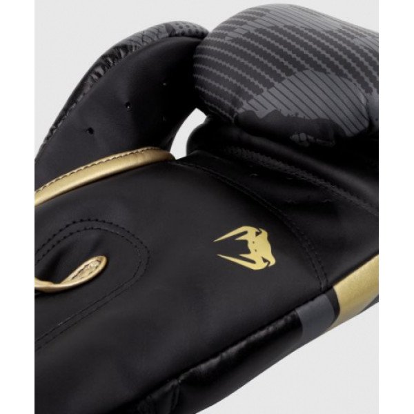 Боксерські рукавиці Venum Elite Dark Camo Gold