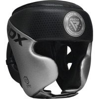 Шолом RDX L1 Mark Pro Cheek Boxing Training Head Guard Silver
