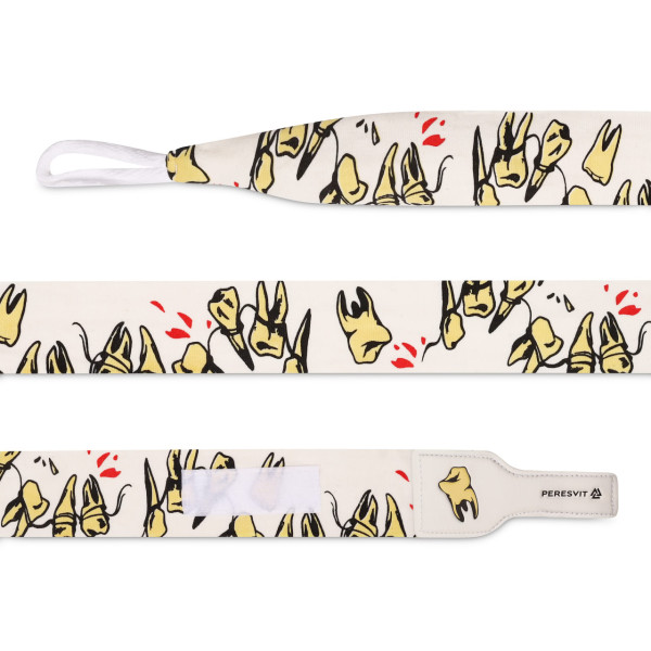 Боксерські бинти Peresvit Teeth Printed Handwraps Grey