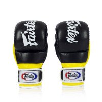 Рукавиці для ММА Fairtex FGV18 Super Sparring Gloves Black Yellow