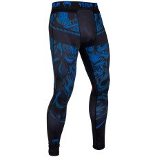 Компресійні штани Venum Devil Spats Blue Black