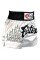 Шорти для тайського боксу Fairtex Superstition White Muaythai Shorts