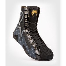 Боксерки Venum Elite Evo Monogram Boxing Shoes Black Navy Blue