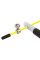 Скакалка швидкісна PowerPlay 4202 Ultra Speed Rope Жовта (2,9m.)