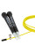 Скакалка швидкісна PowerPlay 4202 Ultra Speed Rope Жовта (2,9m.)