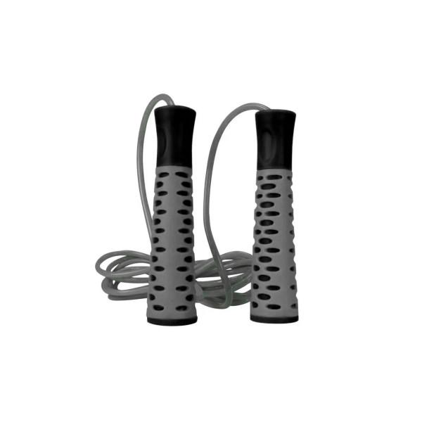 Скакалка PowerPlay 4206 Jump Rope PRO+ Сіро-чорна (2,75m.)