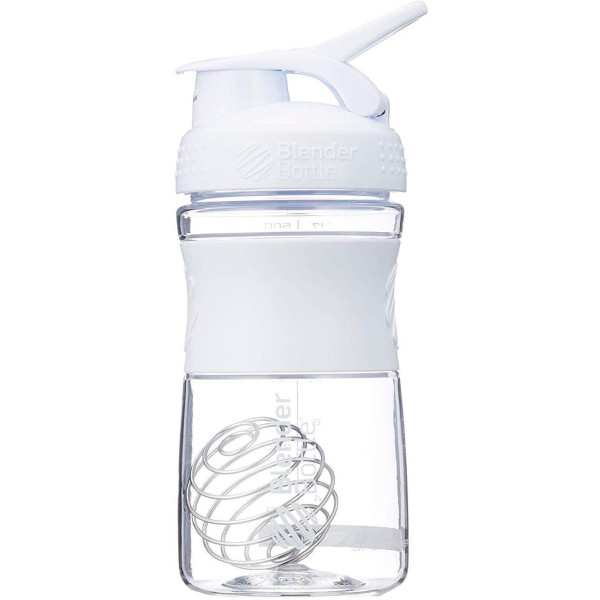 Шейкер спортивний (пляшка) BlenderBottle SportMixer Flip 20oz/590ml White