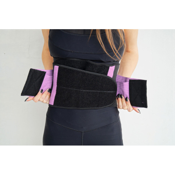 Пояс-корсет для підтримки спини Power System PS-6031 Waist Shaper Pink S/M