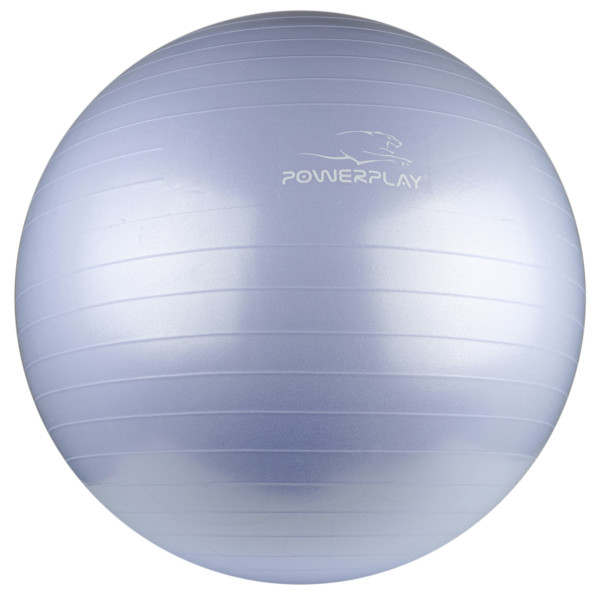 М'яч для фітнесу (фітбол) PowerPlay 4001 Ø75 cm Gymball Sky Blue + помпа