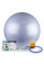 М'яч для фітнесу (фітбол) PowerPlay 4001 Ø75 cm Gymball Sky Blue + помпа