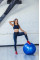 М'яч для фітнесу (фітбол) Power System PS-4012 Ø65 cm PRO Gymball Blue