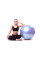 М'яч для фітнесу (фітбол) PowerPlay 4001 Ø75 cm Gymball Sky Blue + помпа