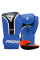 Боксерські рукавиці RDX AURA PLUS T-17 Blue/Black 14 унцій (капа в комплекті)