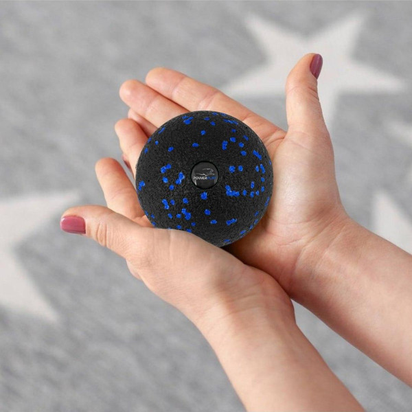 Масажний м'яч PowerPlay PP-4350 Epp Massage Ball (d8) Чорно/Синій