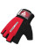 Рукавички для фітнесу RDX W1 HALF RED-L