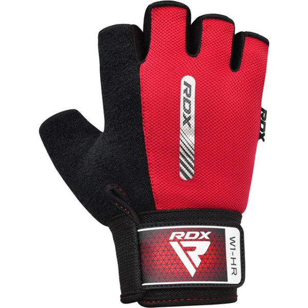 Рукавички для фітнесу RDX W1 HALF RED-L