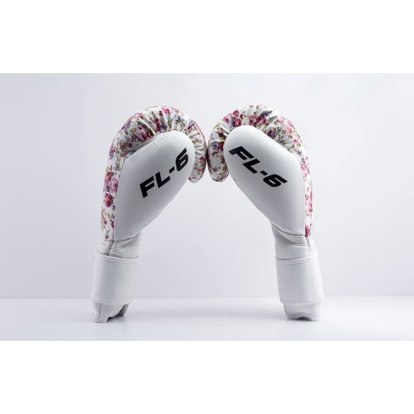 Боксерські рукавиці RDX FL-6 WHITE-8 унцій (капа в комплекті)