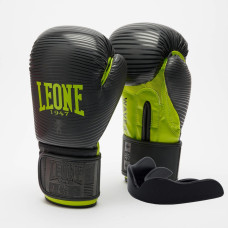 Боксерські рукавиці Leone GN313 WAVES Black 16 унцій (капу в комплекті)